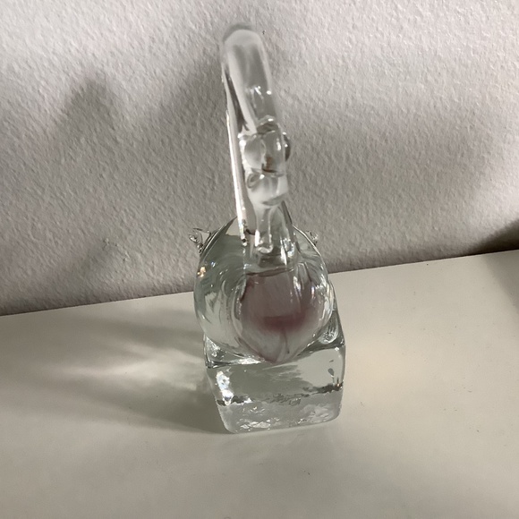 Vintage Arte Murano ICET Swan Figurine Blown Glass Paperweight Venezuela - Picture 6 of 12